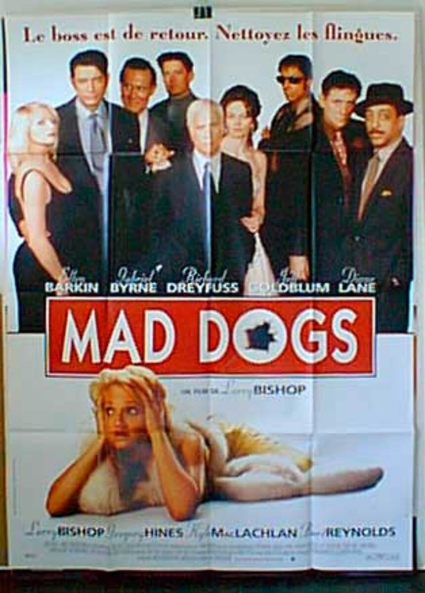Mad Dogs Original French Movie Poster