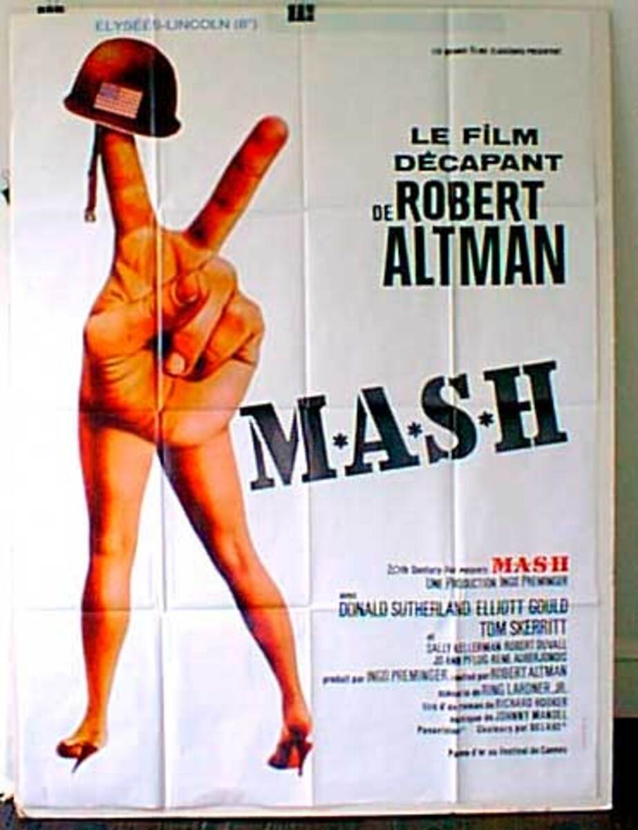 Mash Original French Movie Poster