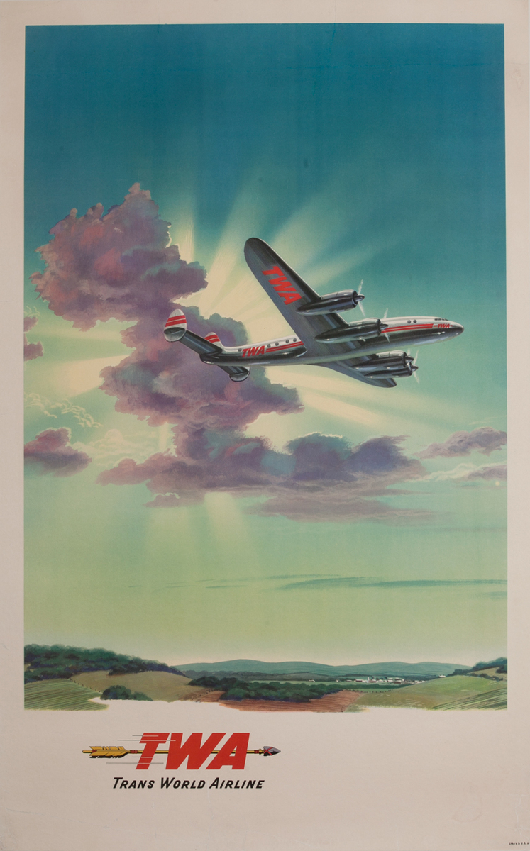 TWA Trans World Airlines, Golden Arrow Toward Blue Skies