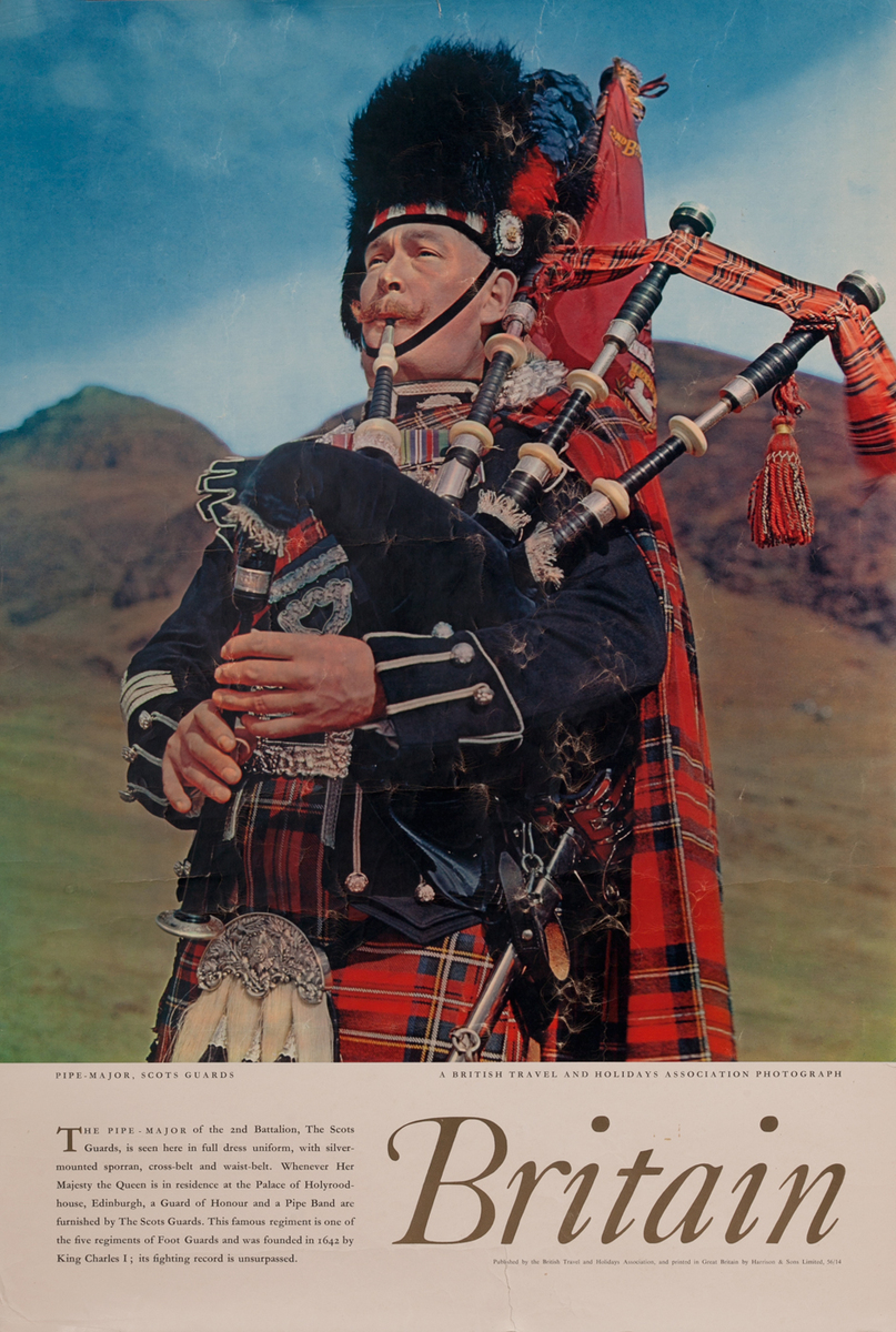 Britain - Pipe Major, Scots Guard