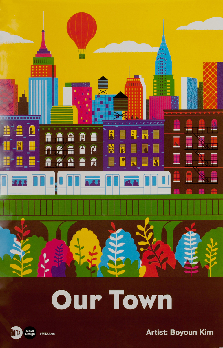 Our Town<br>MTA Arts for Transit Poster