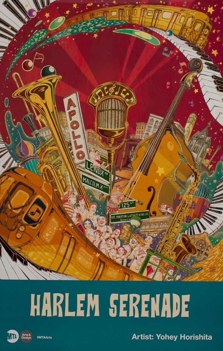 Harlem Serenade<br>MTA Arts for Transit Poster