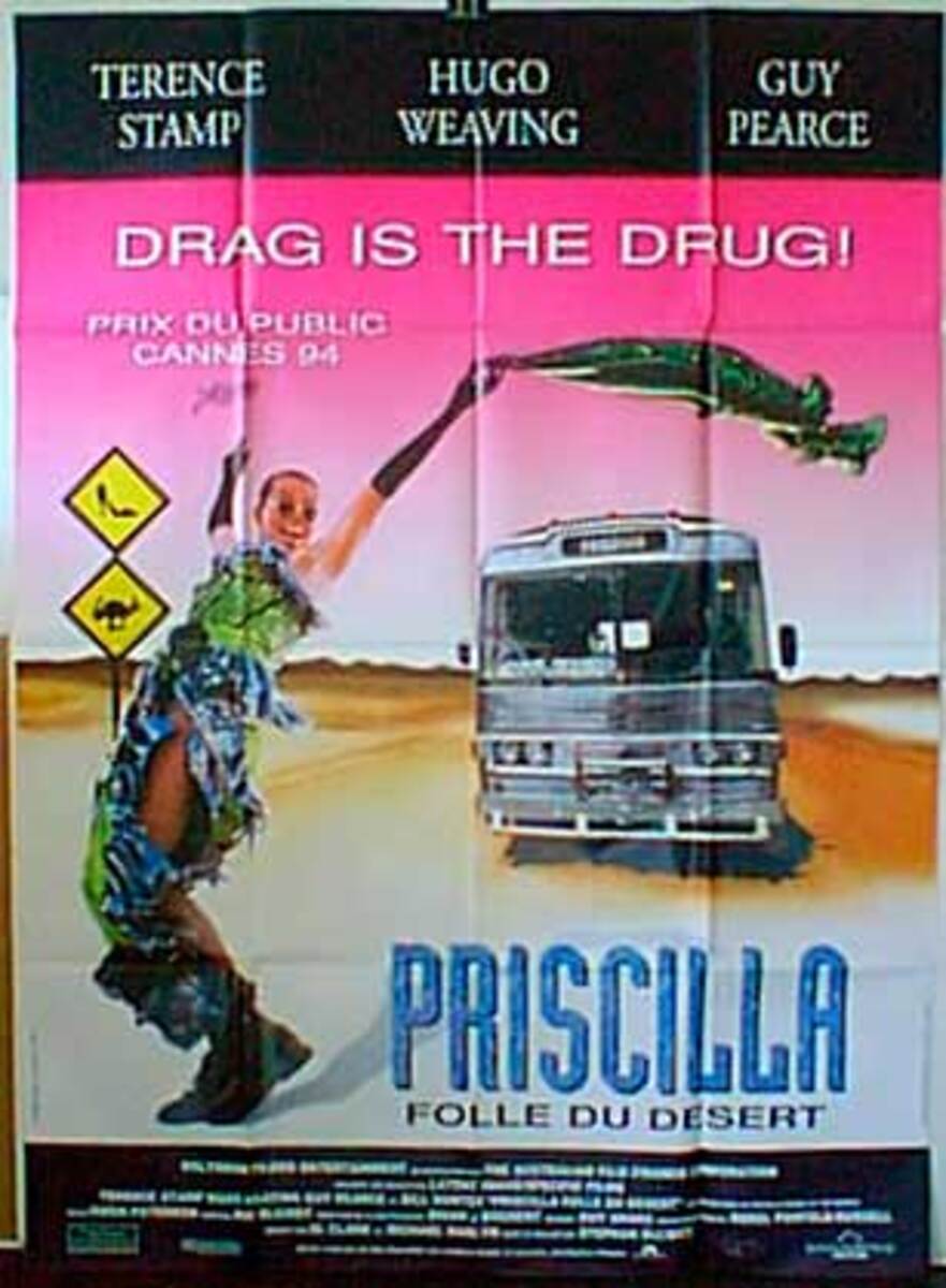 The Adventures of Priscilla, Queen of the Desert Original French Movie Poster