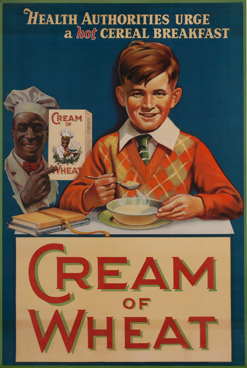 Cream of Wheat Cereal Poster, young boy 