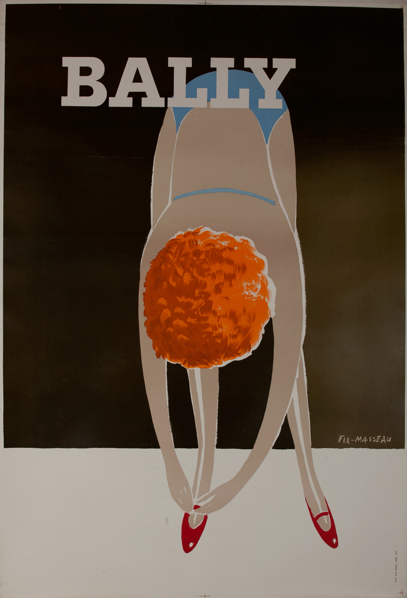 Bally Shoes Readhead, French Advertising Poster