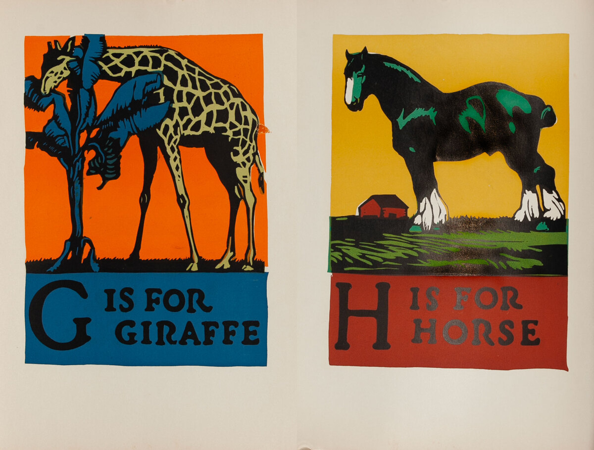  G is for Giraffe - H is for Horse 