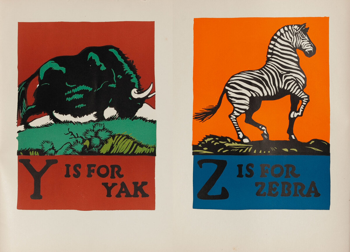 Y is for Yak - Z is for Zebra