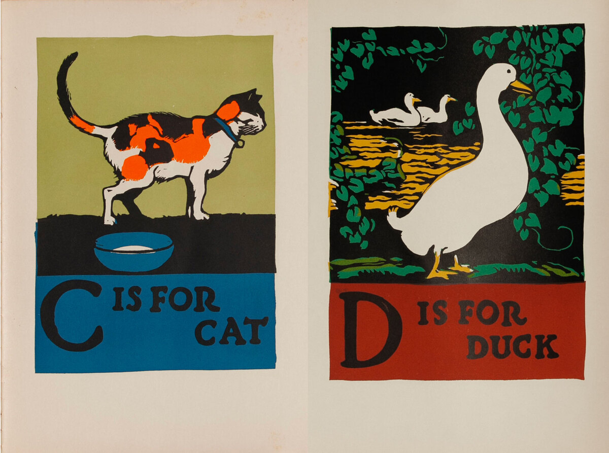 C is for Cat - D is for Duck