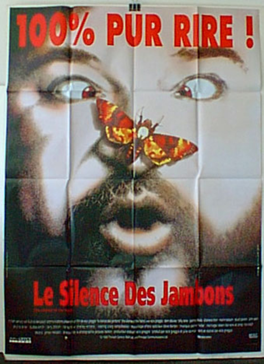 Silence of the Hams Original French Movie Poster