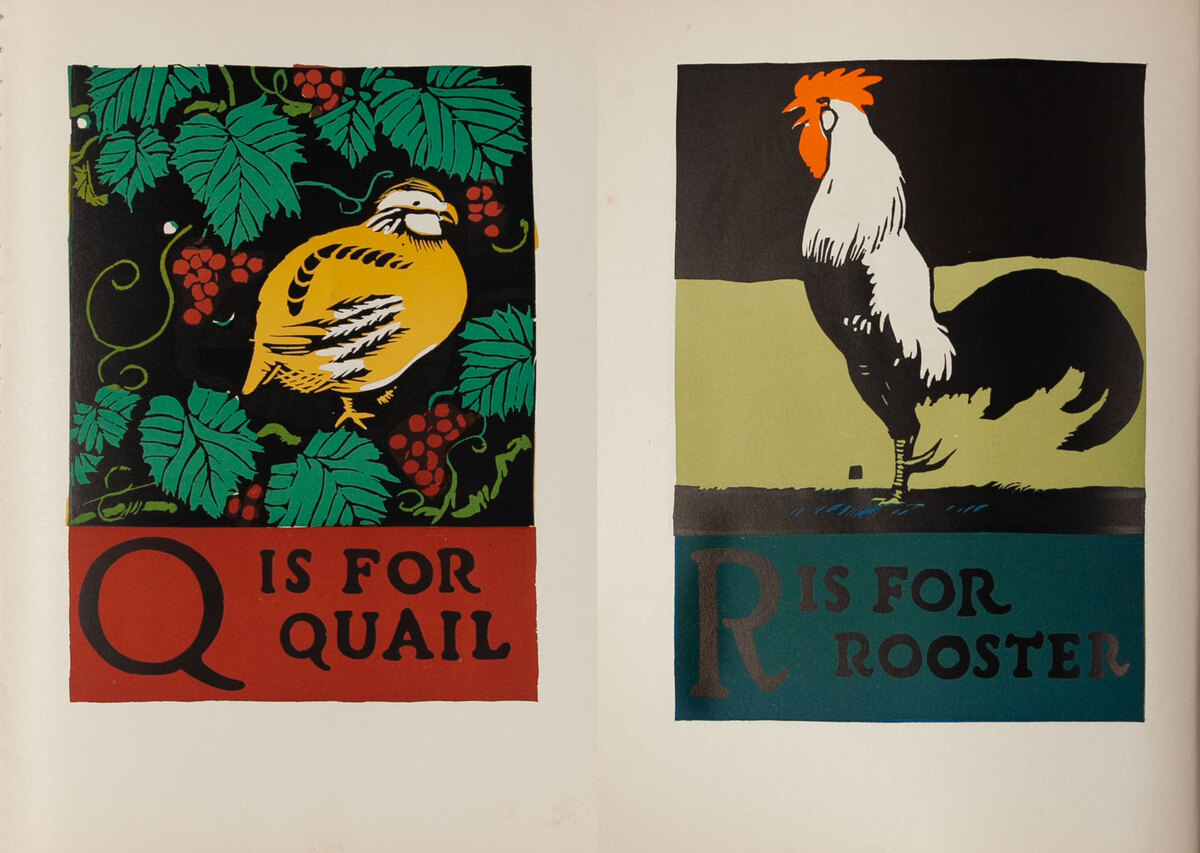 Q is for Quail - R is for Rooster