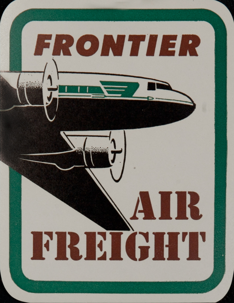 Frontier Air Freight Luggage Label