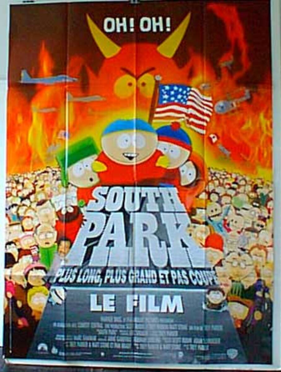 South Park Original French Movie Poster