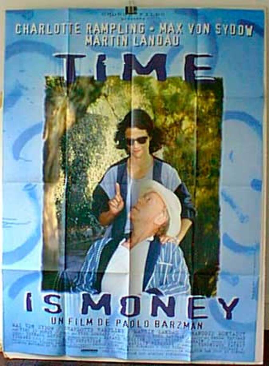 Time is Money Original French Movie Poster
