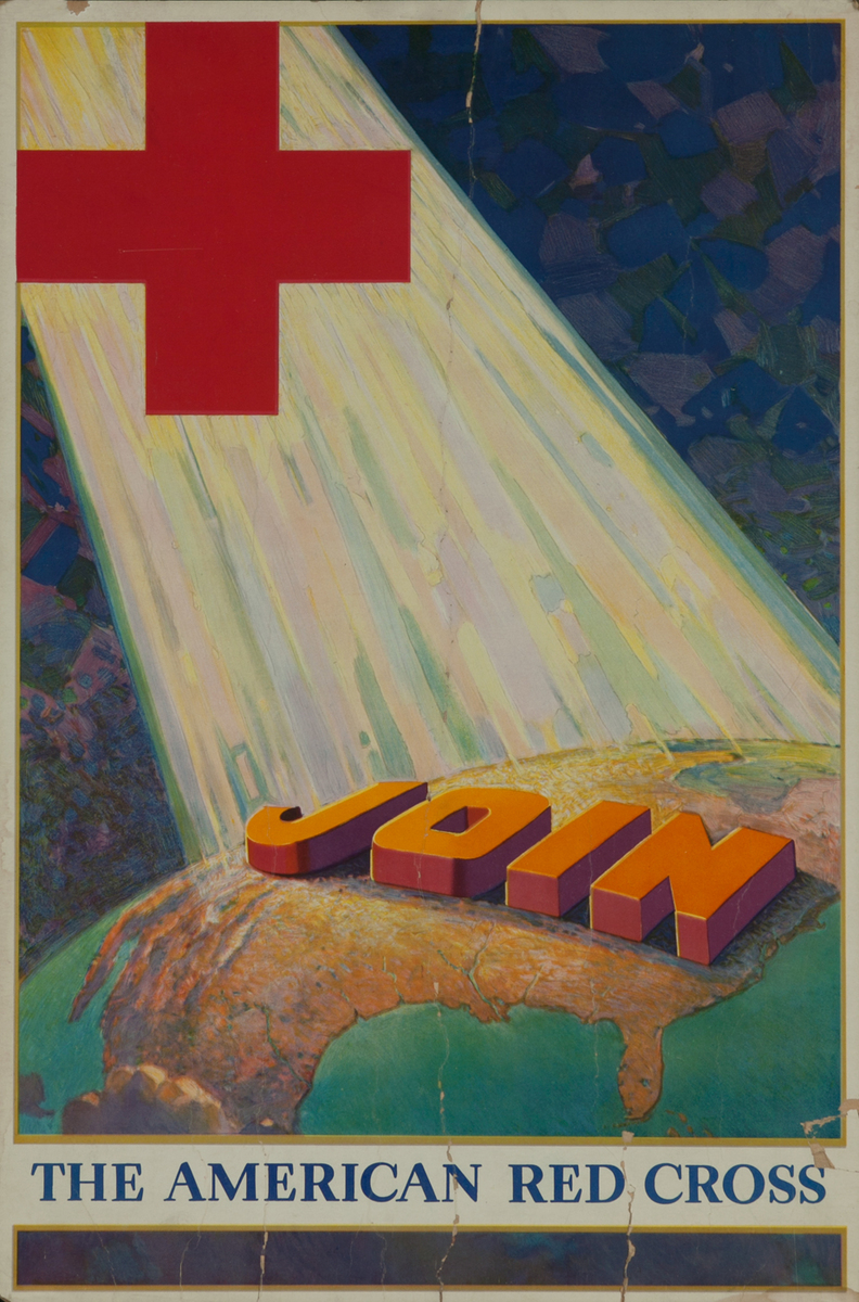 Join - The American Red Cross WWI Poster