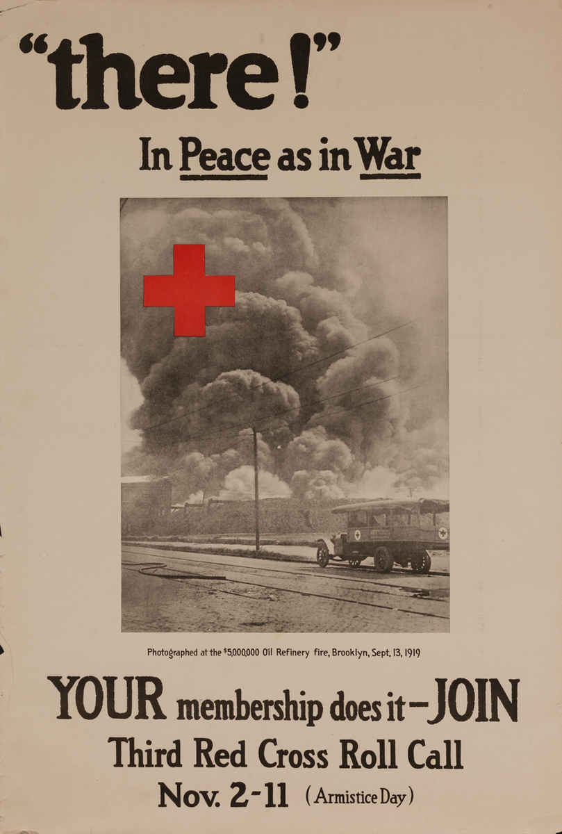 There In Peace as in War, Third Red Cross Roll Call Poster
