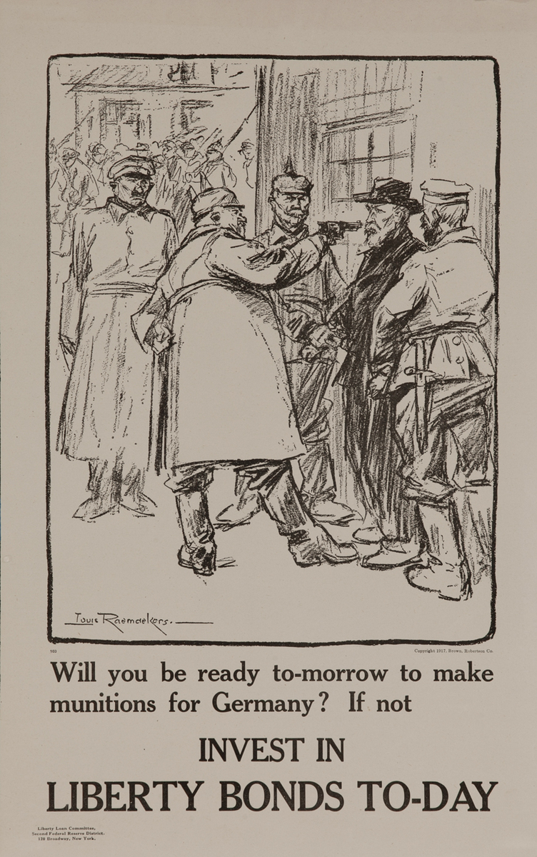 Invest in Liberty Bonds To-Day, WWI Poster