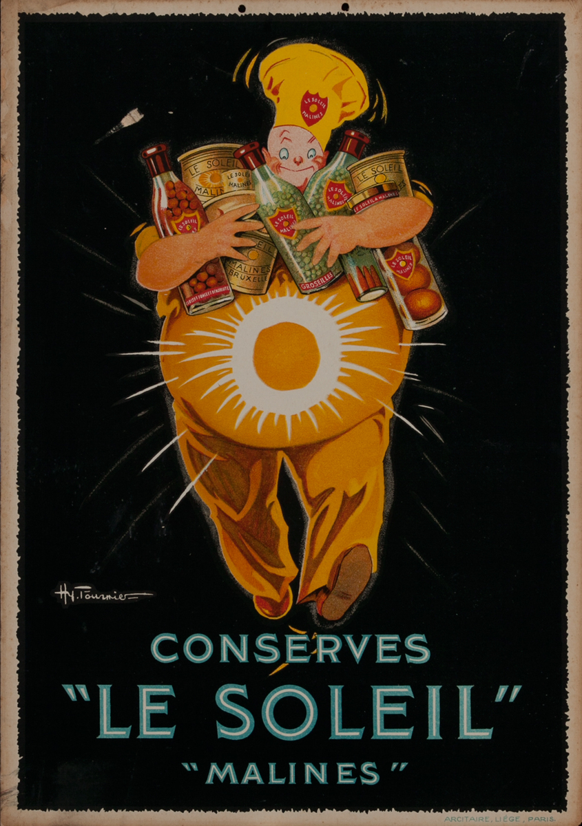  Conserves Le Soleil, French Advertising Card