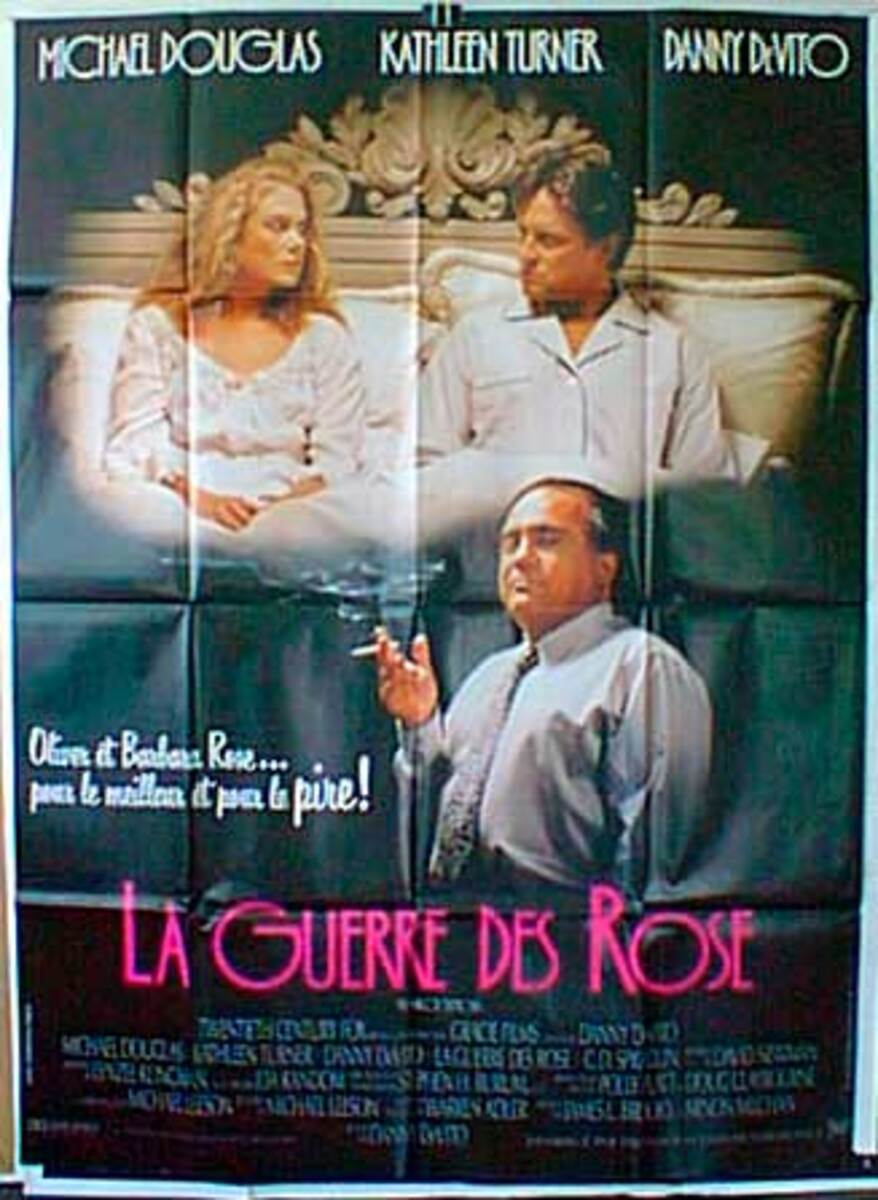 War of the Roses Original French Movie Poster