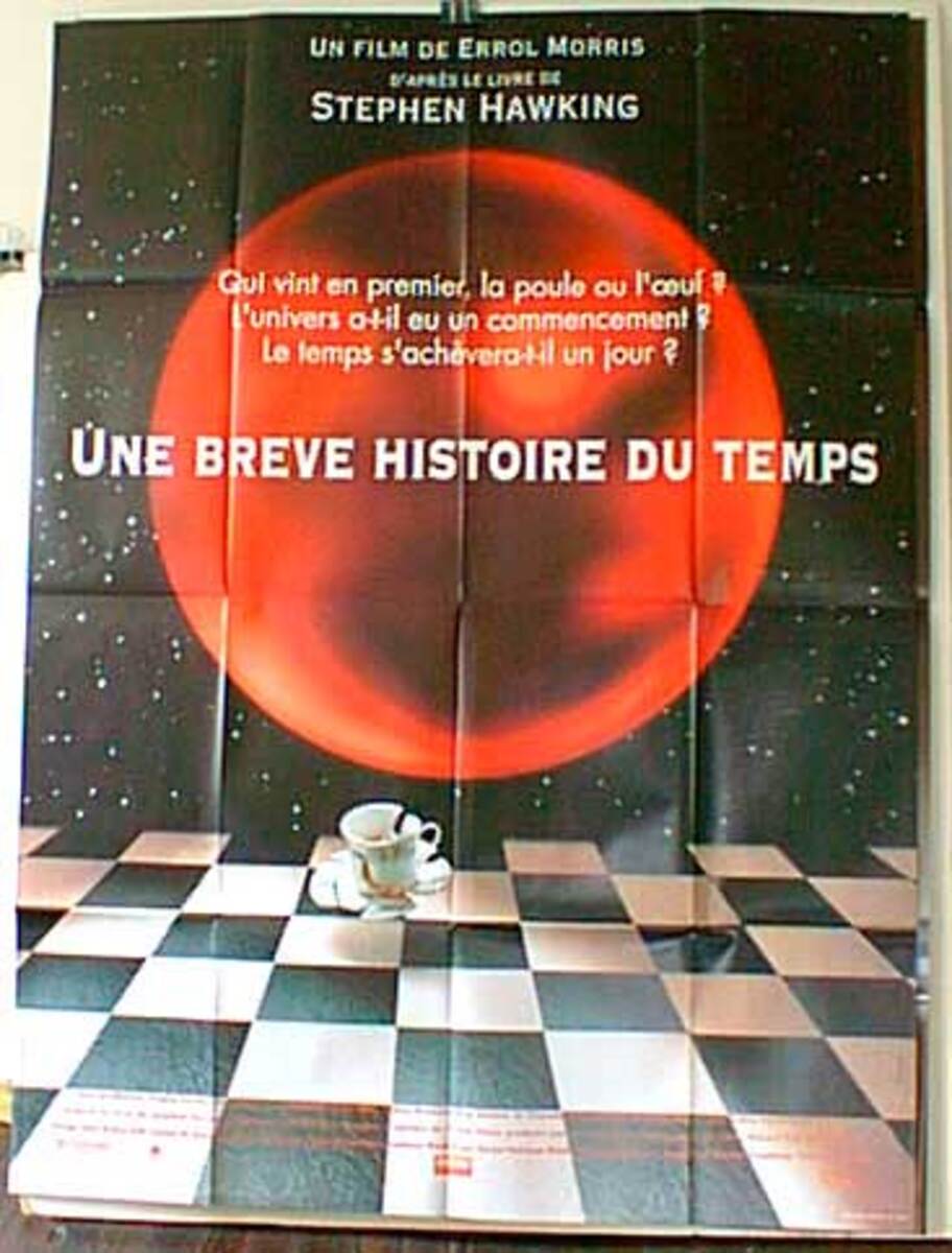 A Brief History of Time Original French Movie Poster