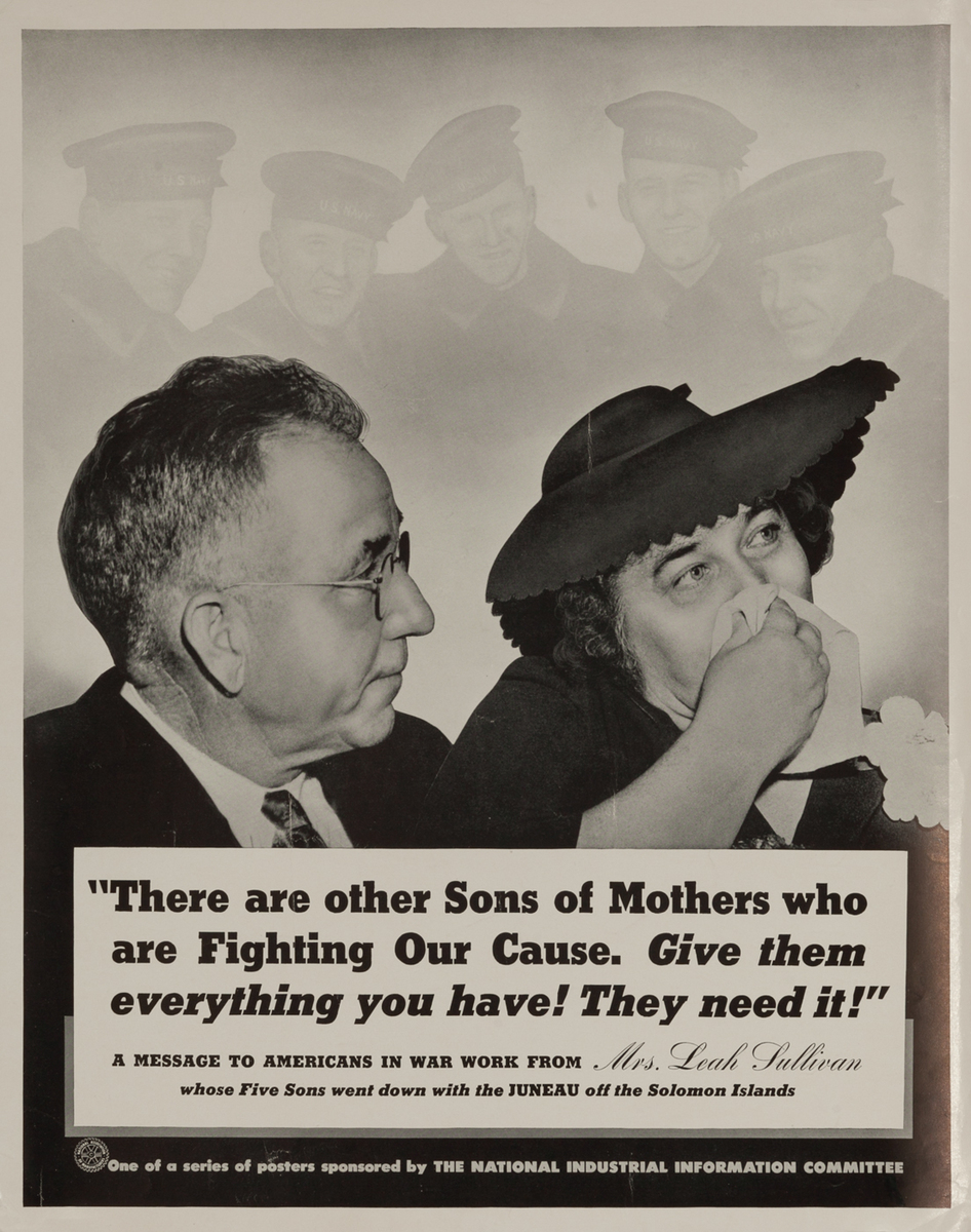 There are other Sons Of Mothers WWII Homefront Poster