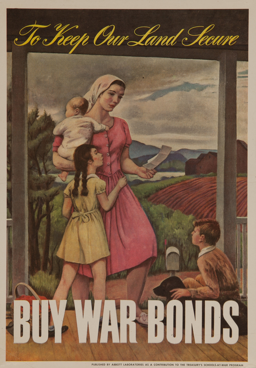 To Keep Our Land Secure - Buy War Bonds