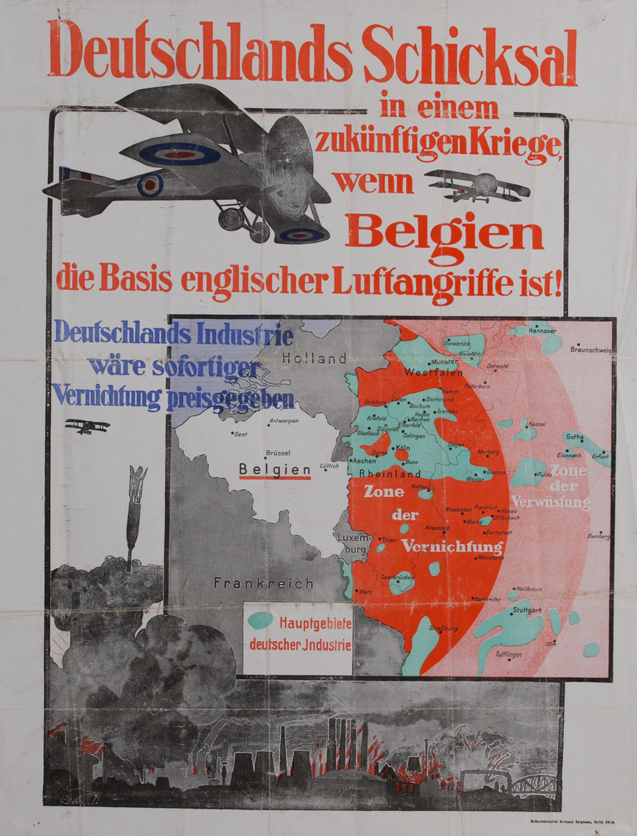 German WWI Poster Deutschlands Schicksal