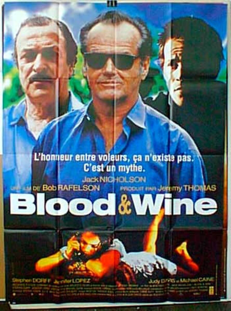 Blood and Wine Original French Movie Poster