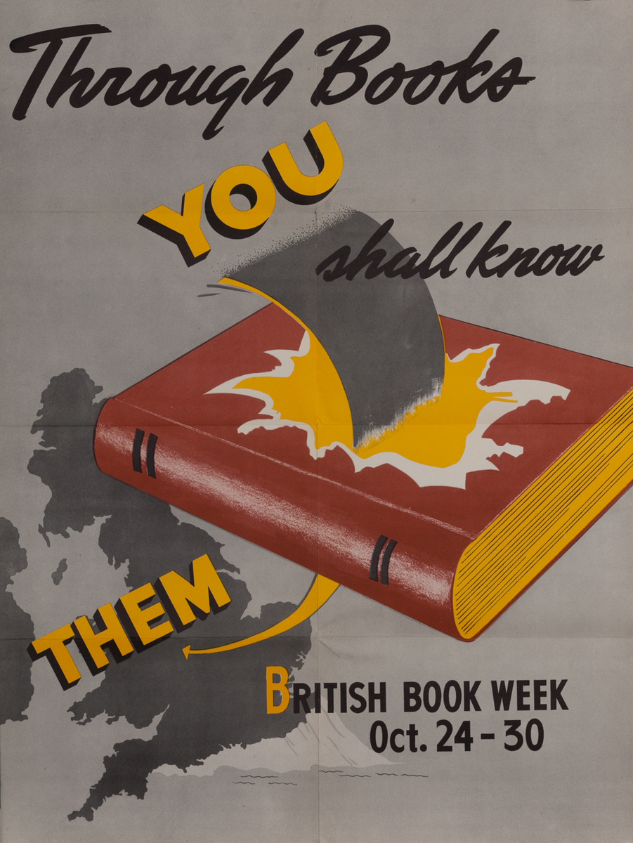 Through Books You Shall Know Them, British Book Week Poster