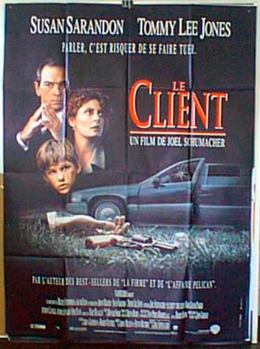 The Client Original French Movie Poster