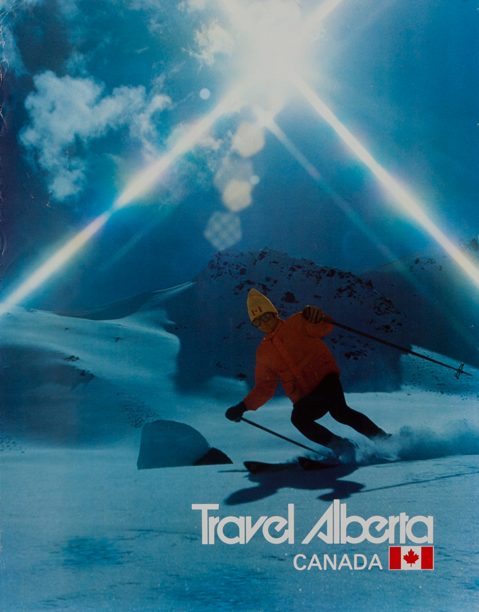 Travel Alberta - Canadian Ski Poster