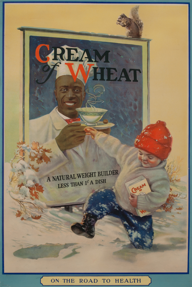 Cream of Wheat on the Road to Health - On the Road to Heath American Advertising Poster