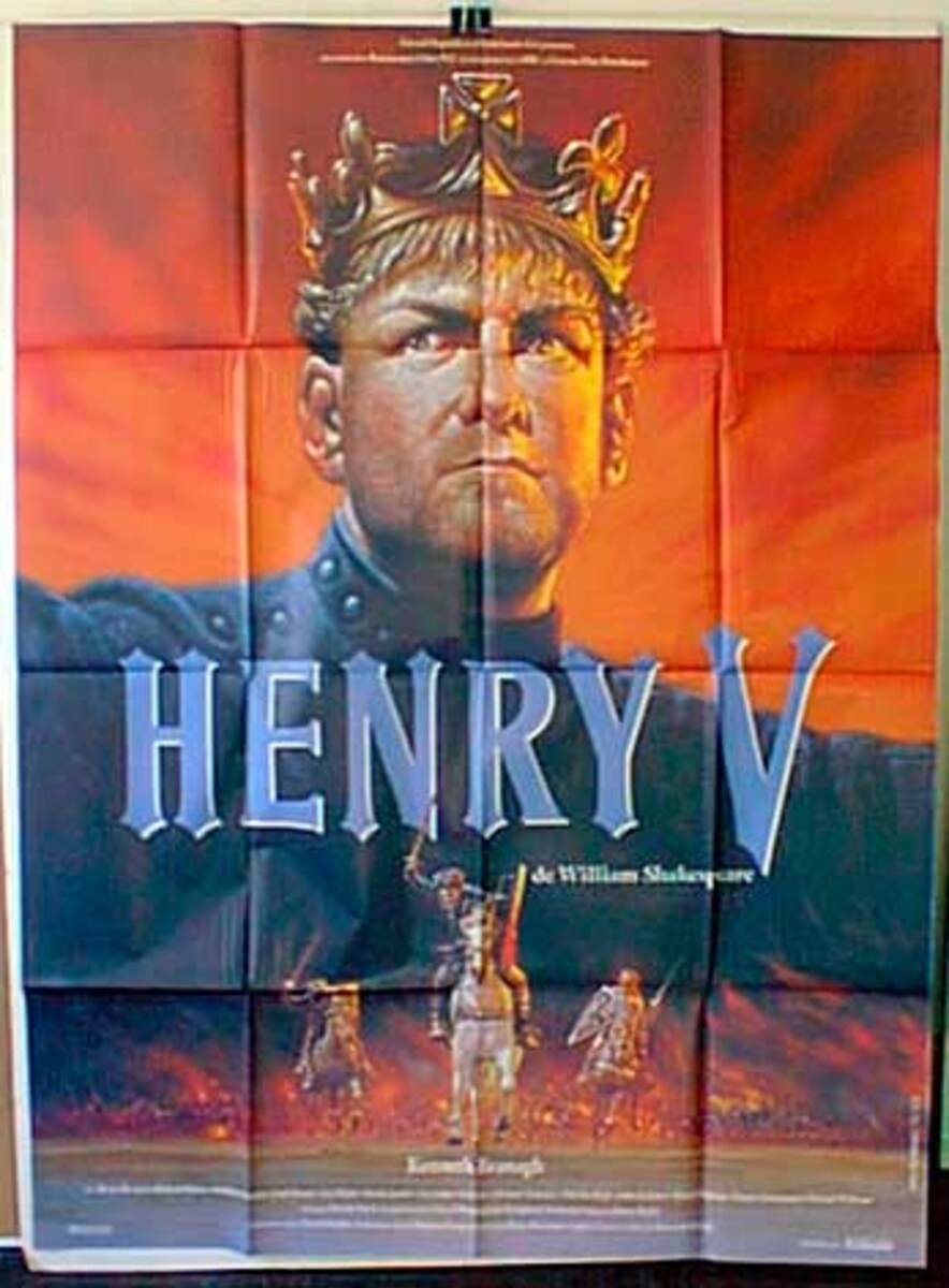 Henry V Original French Movie Poster
