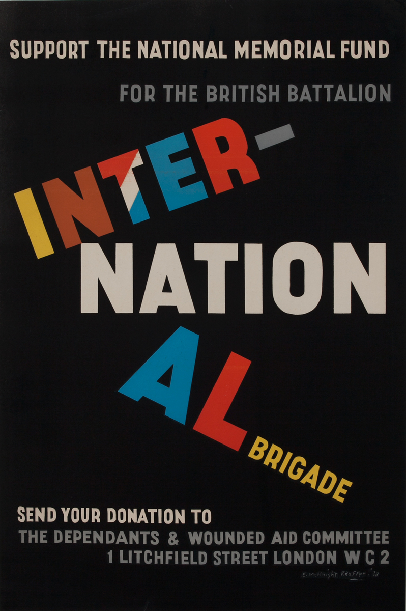International Brigade National Memorial Fund Poster