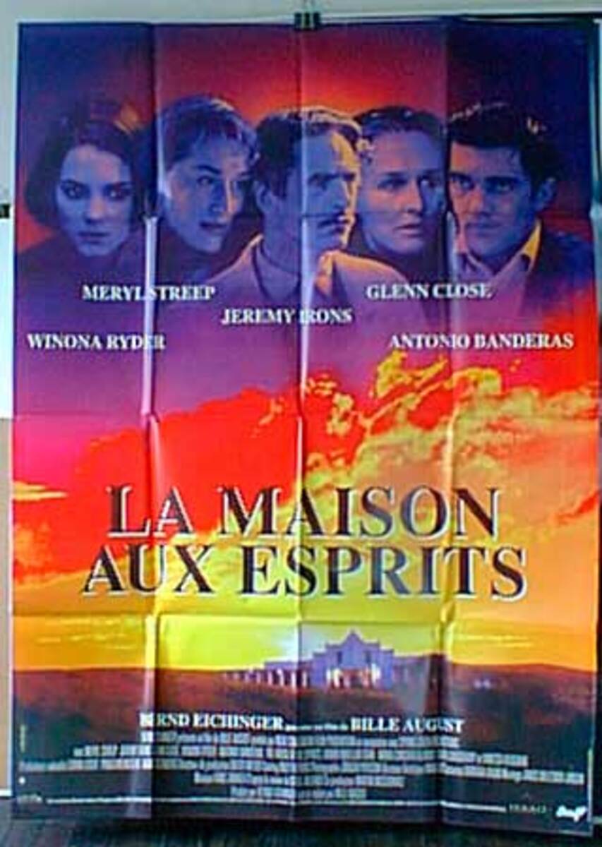 House of Spirits Original French Movie Poster