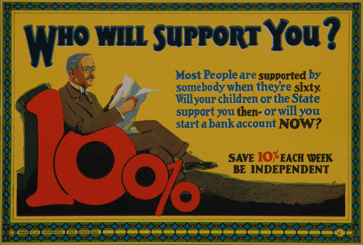 C J Howard Work Incentive Card #6 - Who Will Support You? Save 10% Each Week