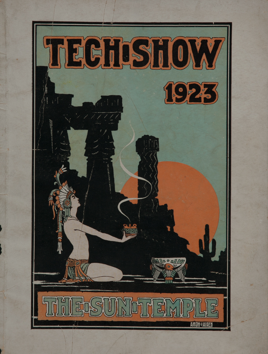 Massachusetts Intitute of Technology MIT Tech Show Playbill 1923 The Sun Temple