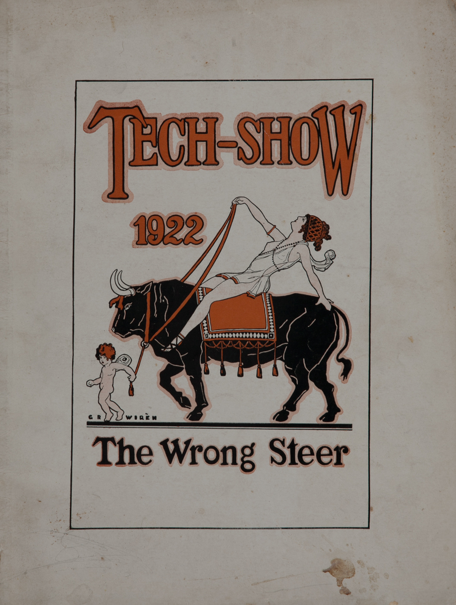 Massachusetts Intitute of Technology MIT Tech Show Playbill 1922 the Wrong Steer