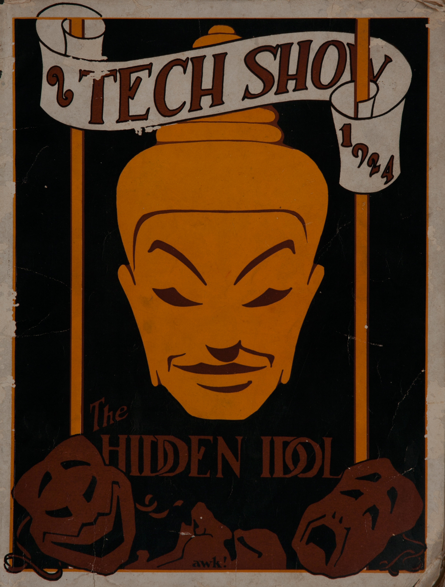 Massachusetts Intitute of Technology MT Tech Show Playbill 1924 The Hidden Idol