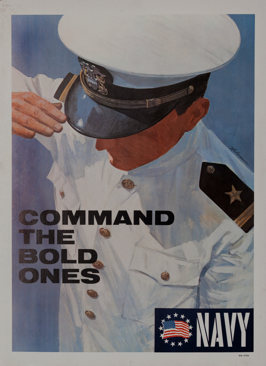 Command the Bold Ones Navy - Vietnam War Recruiting Poster