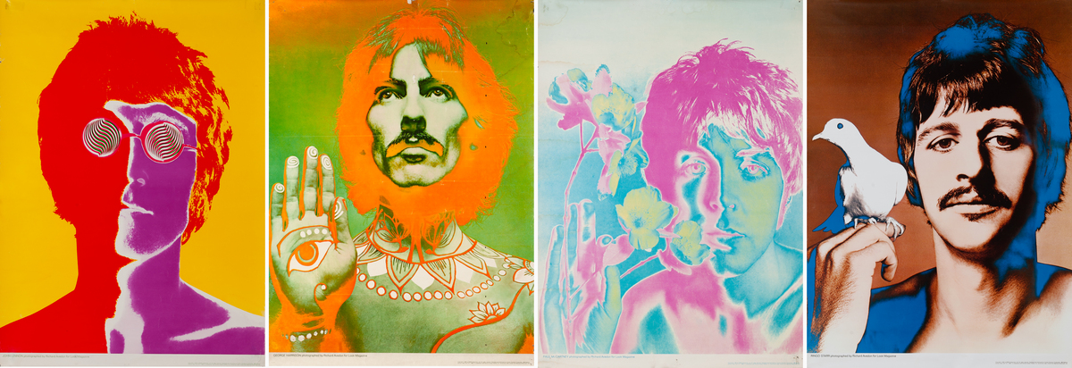 Look Magazine Beatles Poster set, B condition