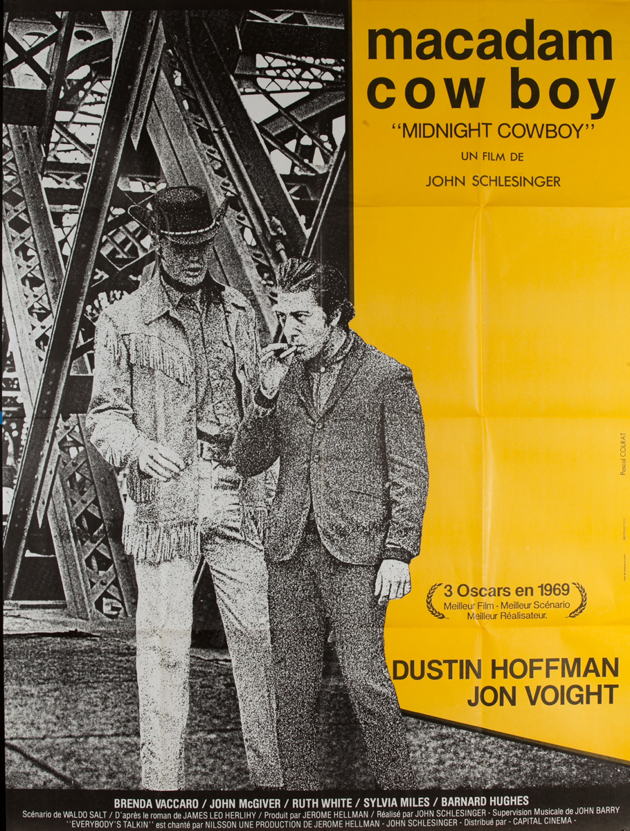 Midnight Cowboy Original French Movie Poster