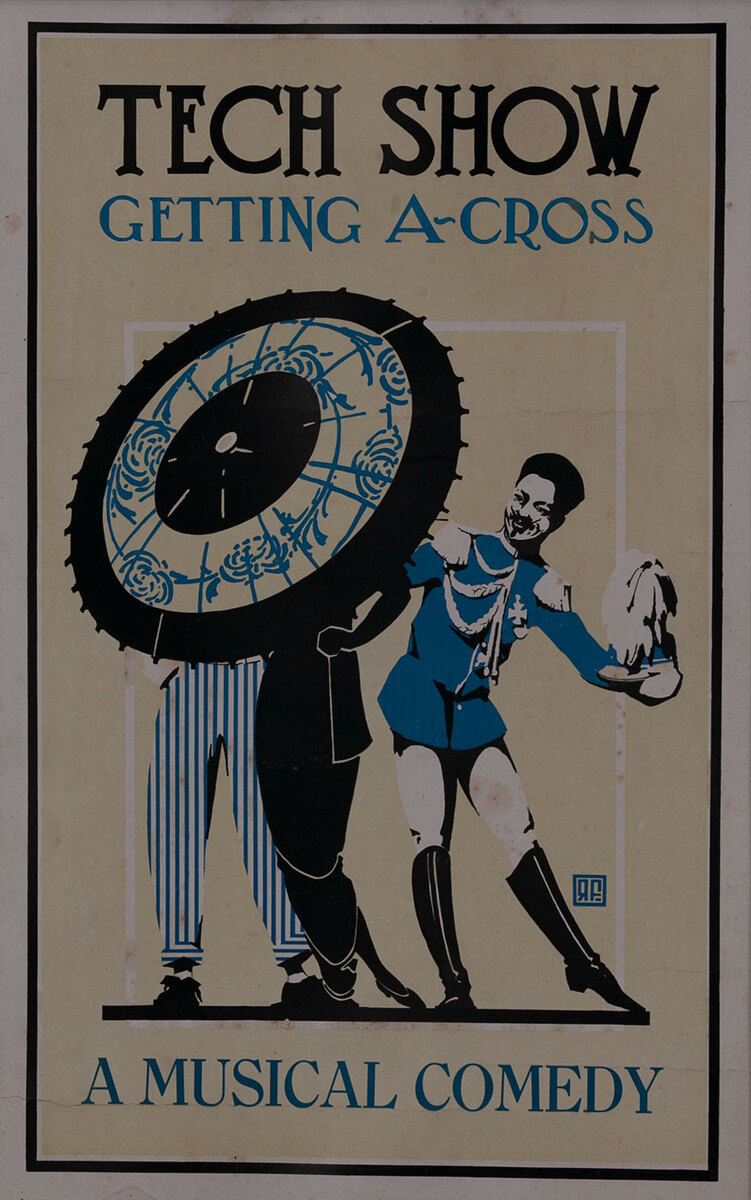 MIT Tech Show Poster - Getting A-Cross A Musical Comedy