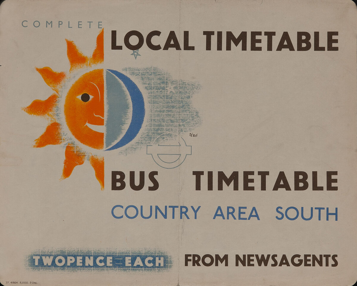 Complete Local Bus Timetable Country Area South