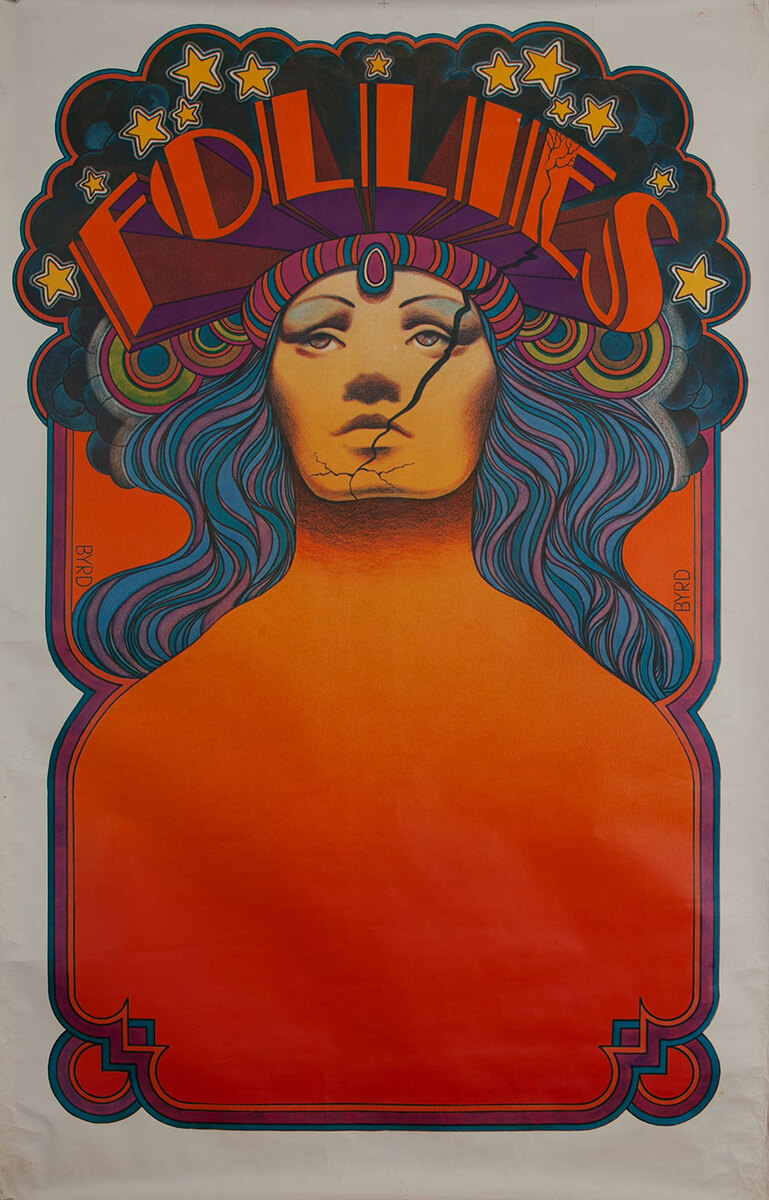 Follies, David Byrd Theater Poster, large size