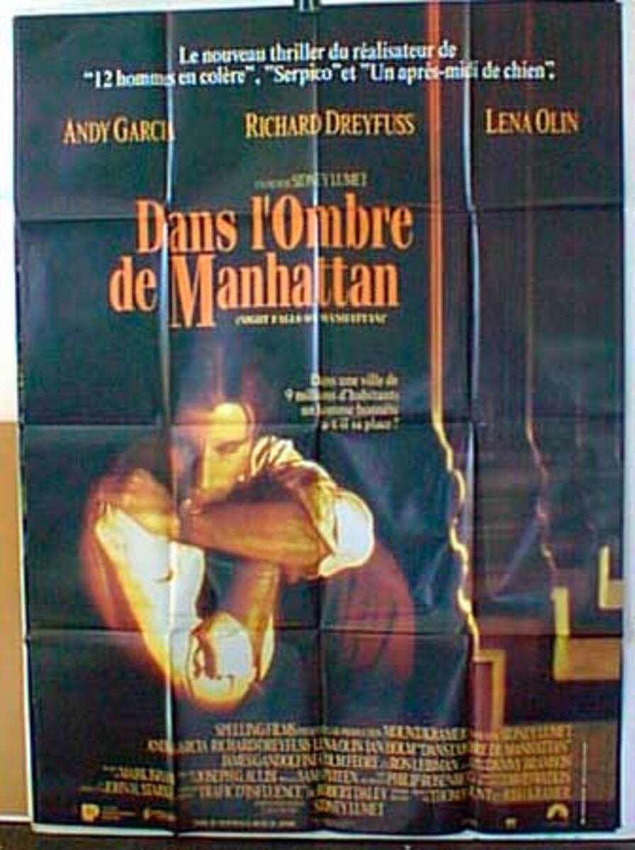 Night Falls On Manhattan Original French Movie Poster