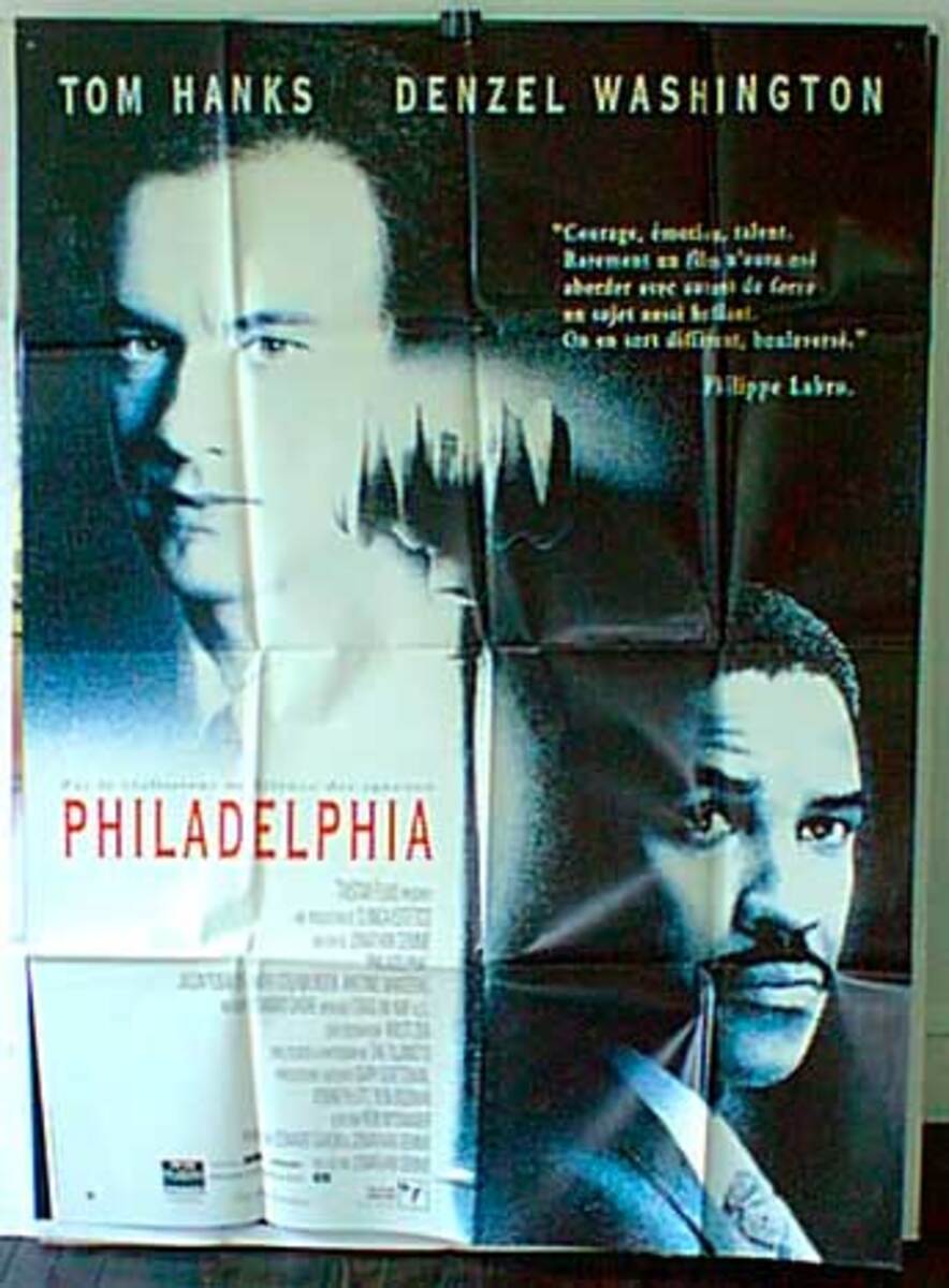 Philadelhia Original French Movie Poster