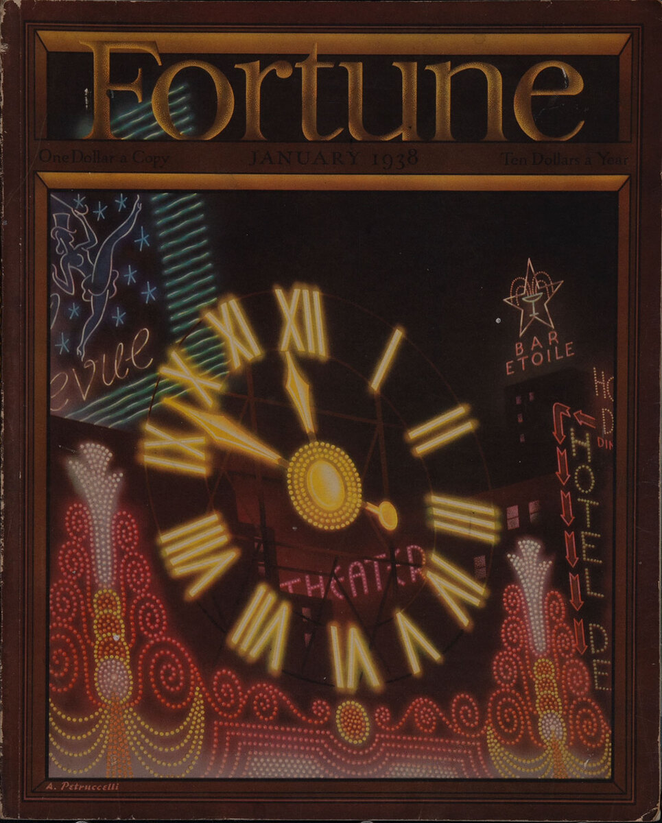Fortune Magazine Cover January 1938