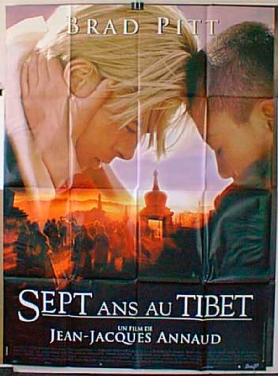Seven Years in Tibet Original French Movie Poster