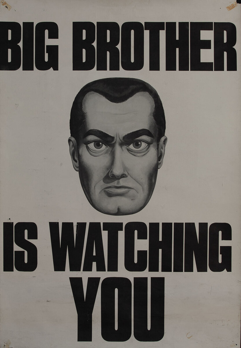 Big Brother is Watching YOU, Protest poster