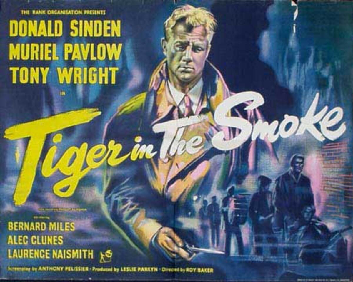 Tiger in the Smoke Original Vintage Movie Poster